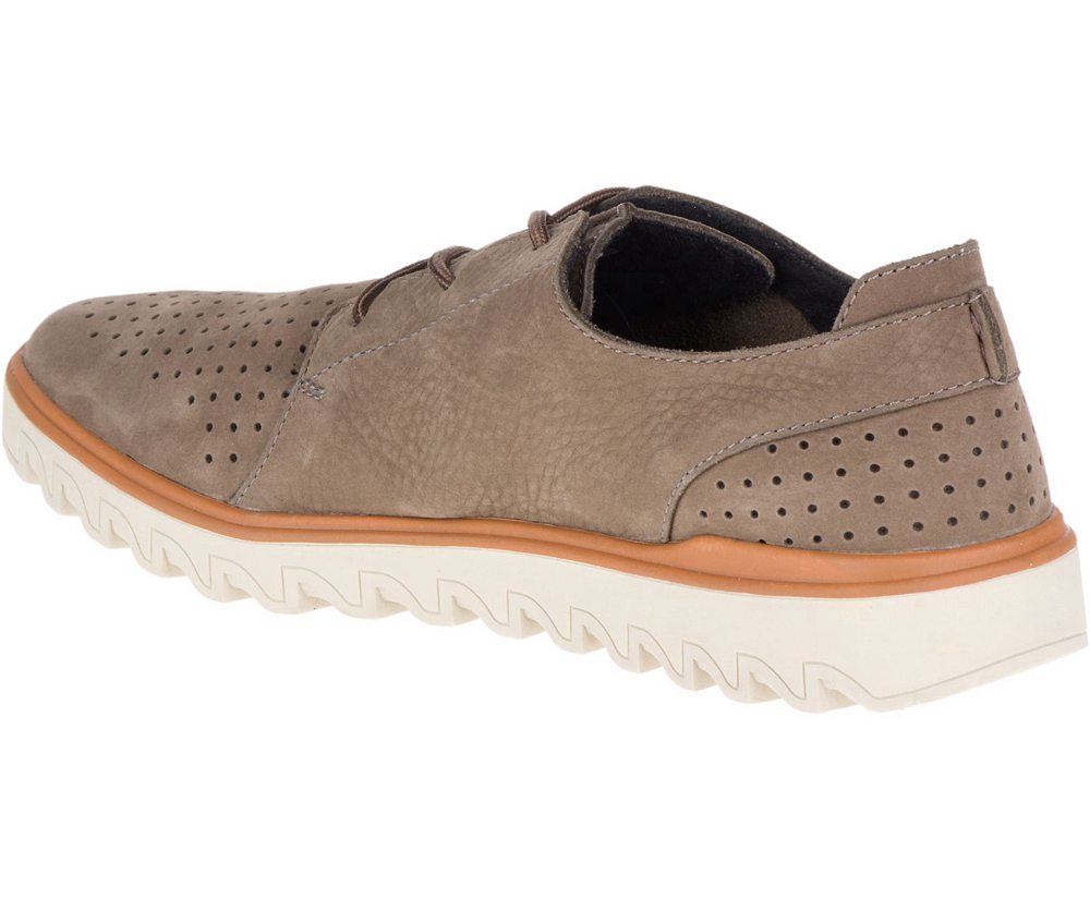 Merrell Sneakers Grey - Downtown Lace - Mens 38QXSTUYJ